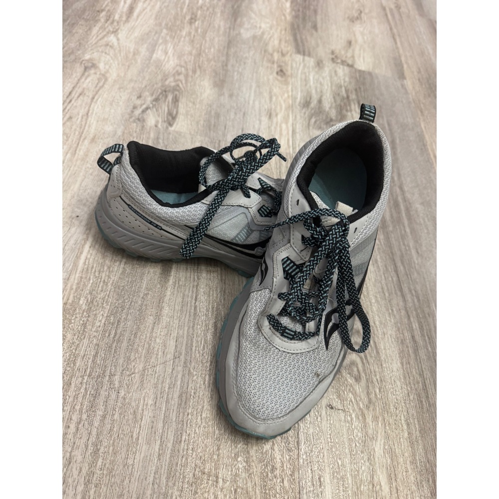 Saucony Womens Excursion TR 16 Trail Running Shoes Gray Teal Size 9.5